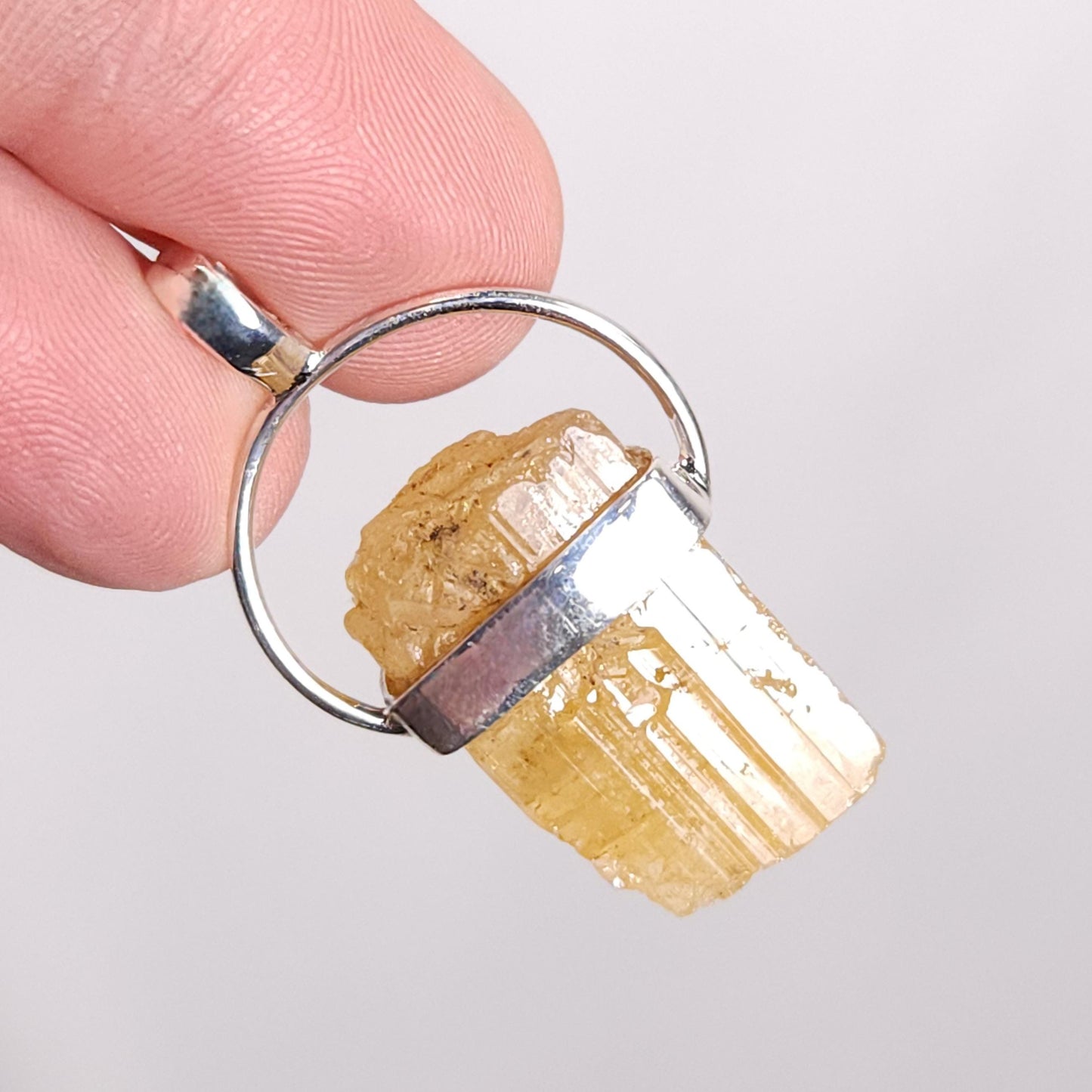Golden Topaz Pendant