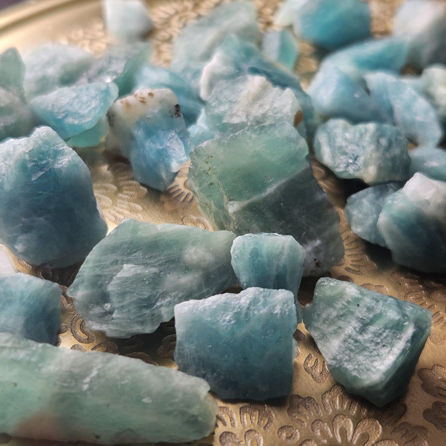 Fluorescent Green Afghanite Crystal