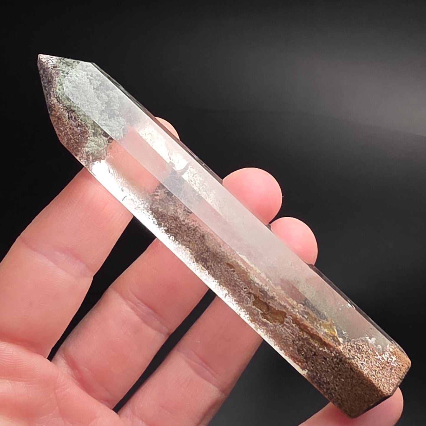 Polished Garden Quartz Crystal
