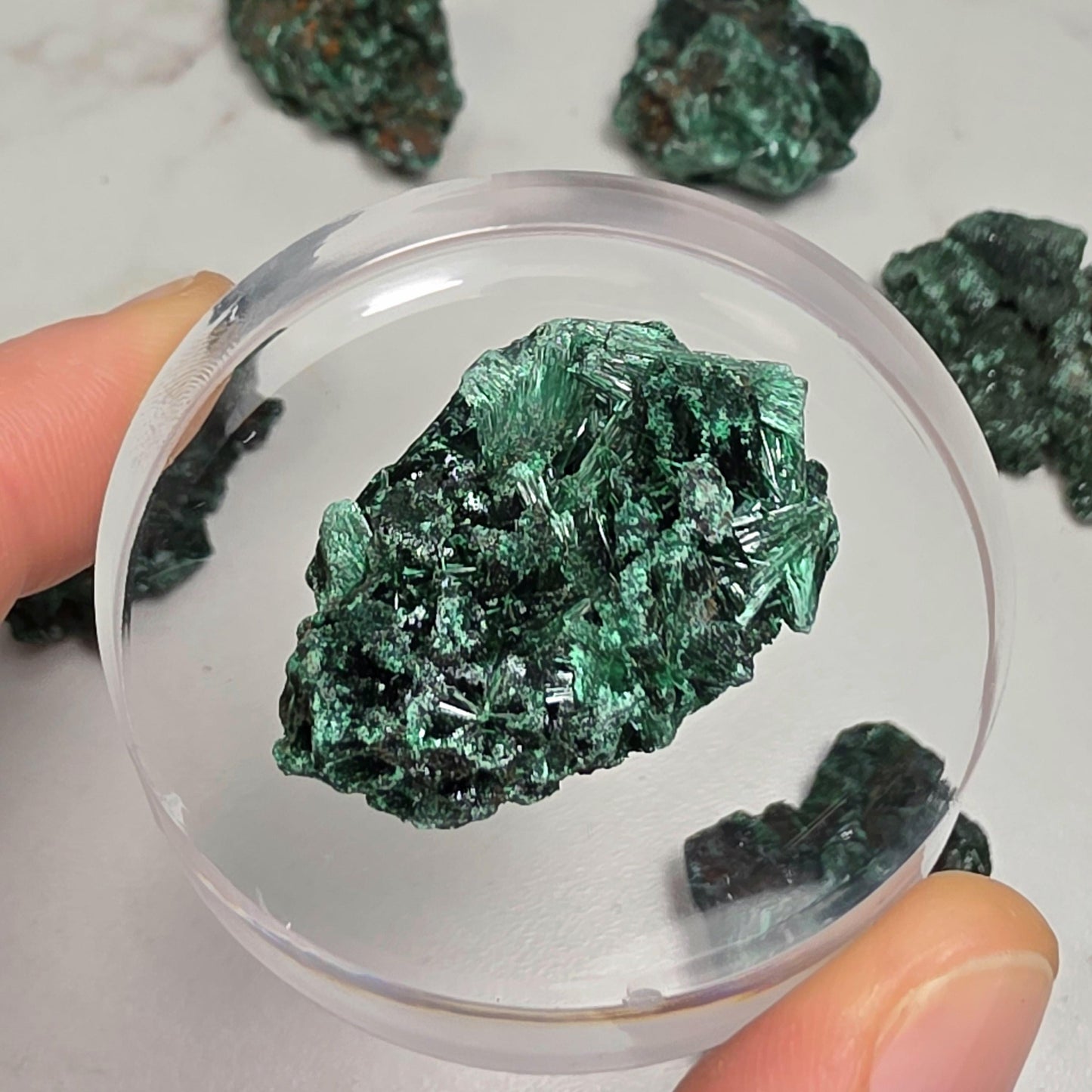 Fibrous Malachite