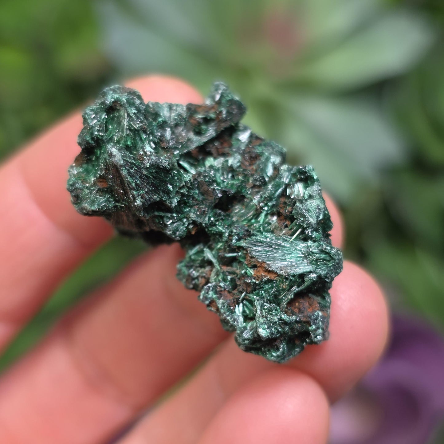 Fibrous Malachite