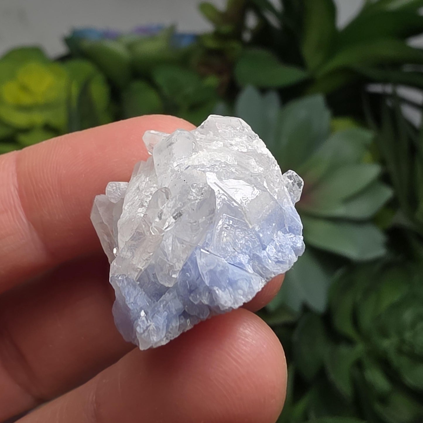 Fibrous Periwinkle Dumortierite Crystal