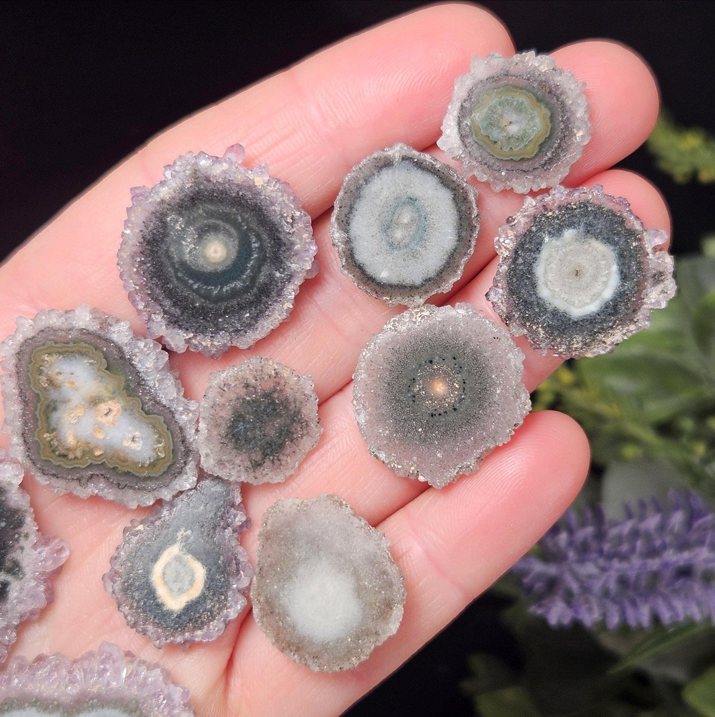 Stalactite Crystal Slice
