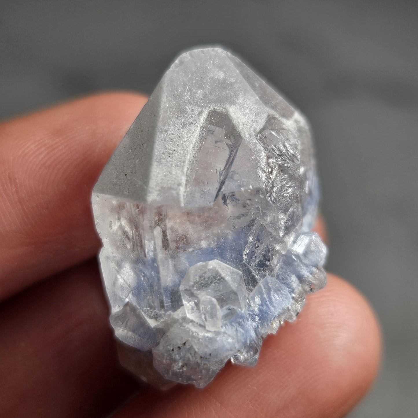 Fibrous Periwinkle Dumortierite Crystal