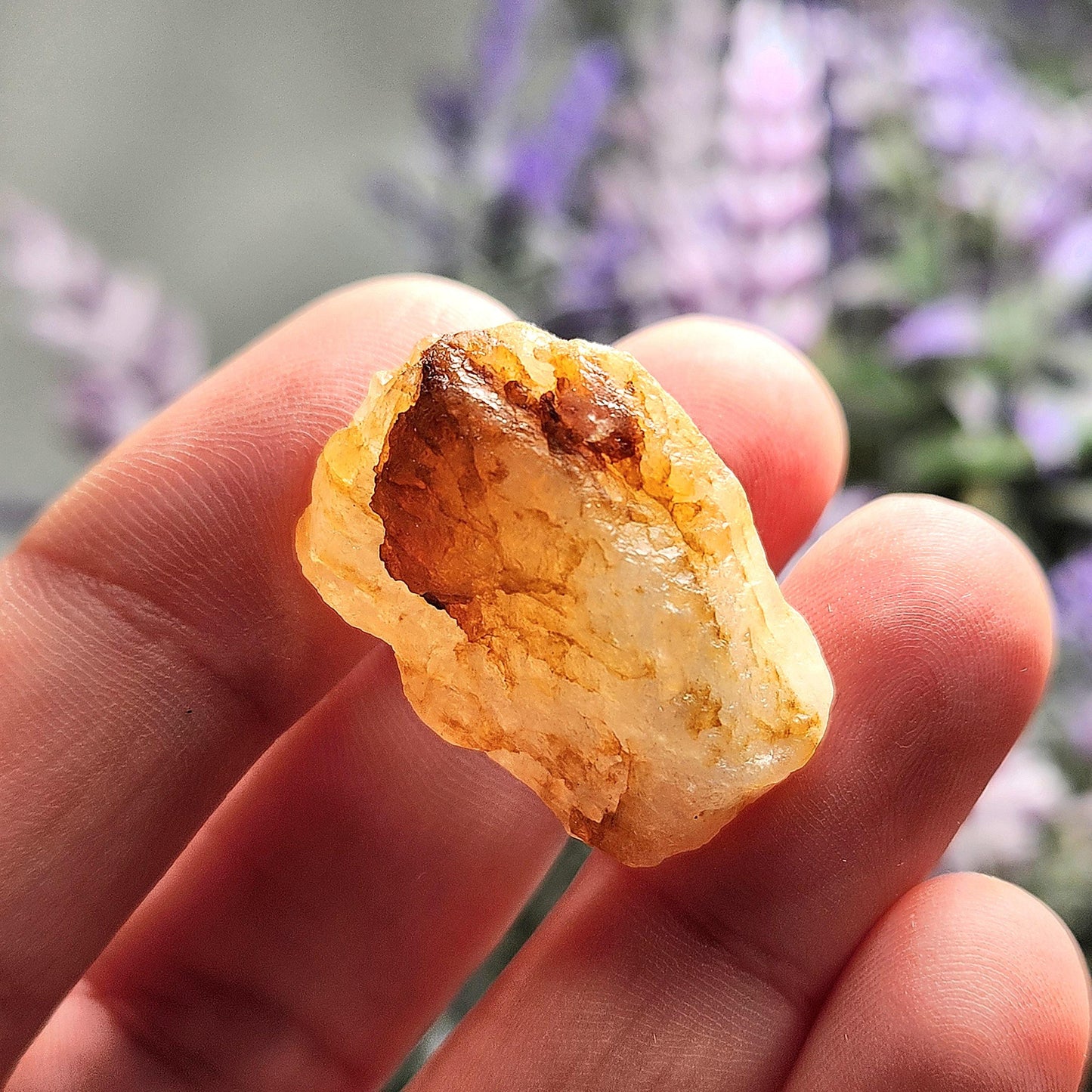 Golden Phenacite Crystal