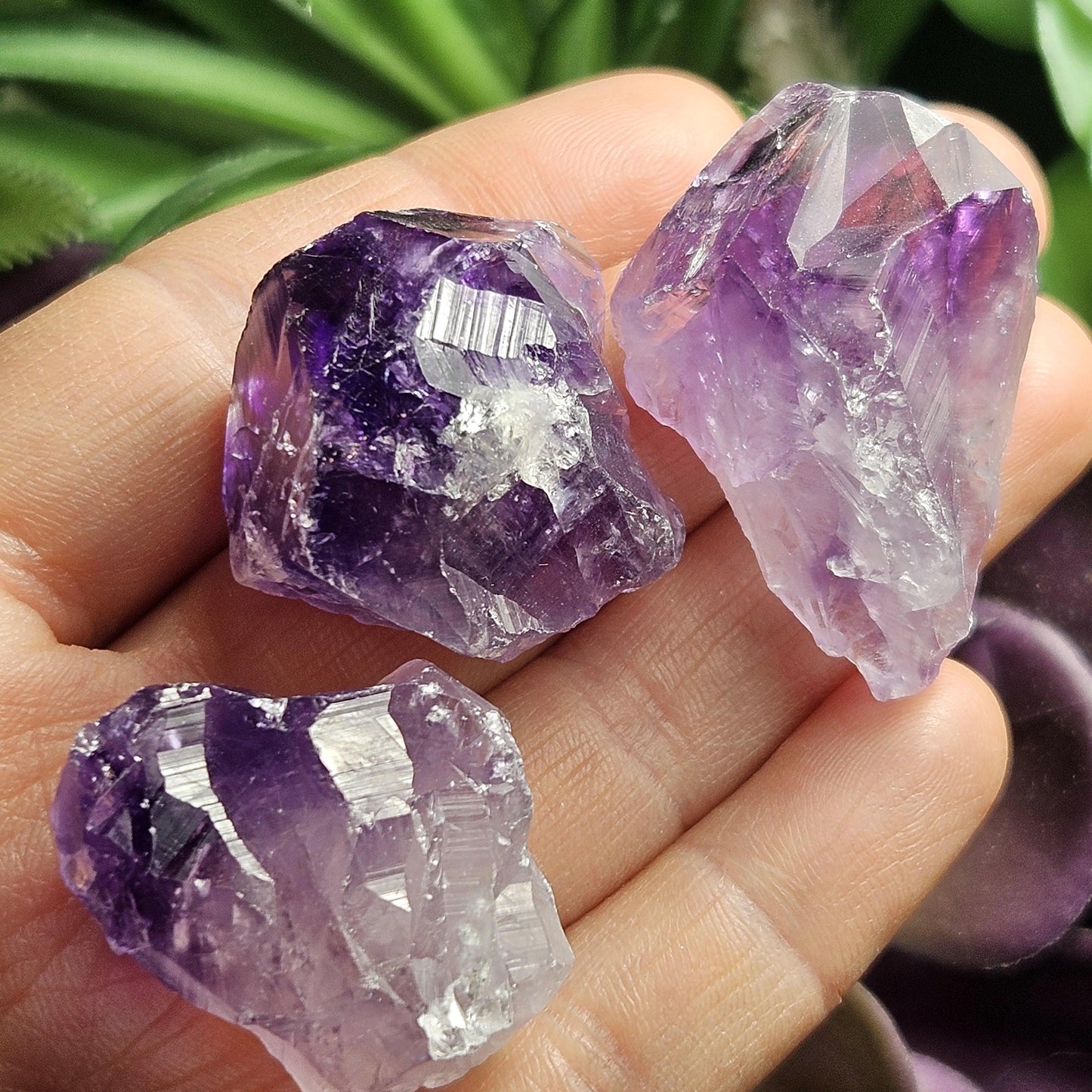 Raw Violet Amethyst Crystal