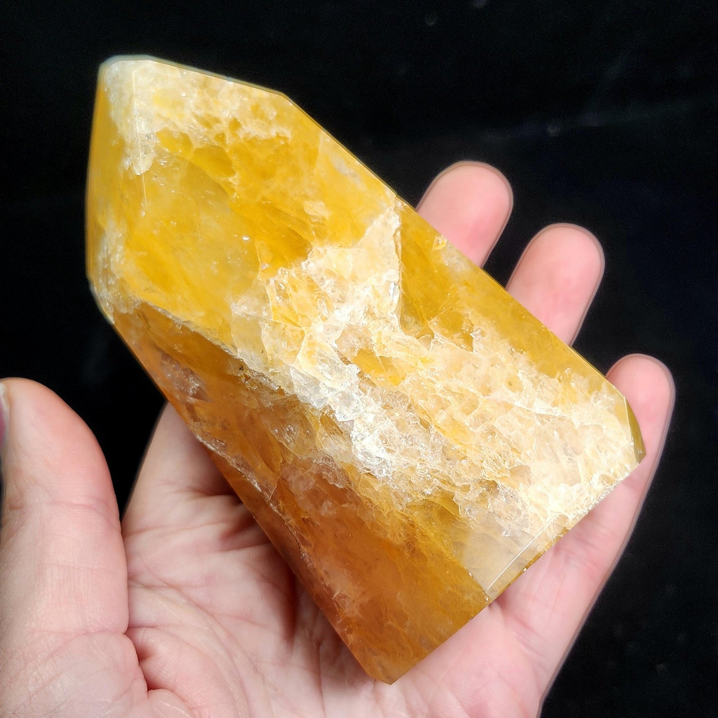 Golden Healer Quartz Tower