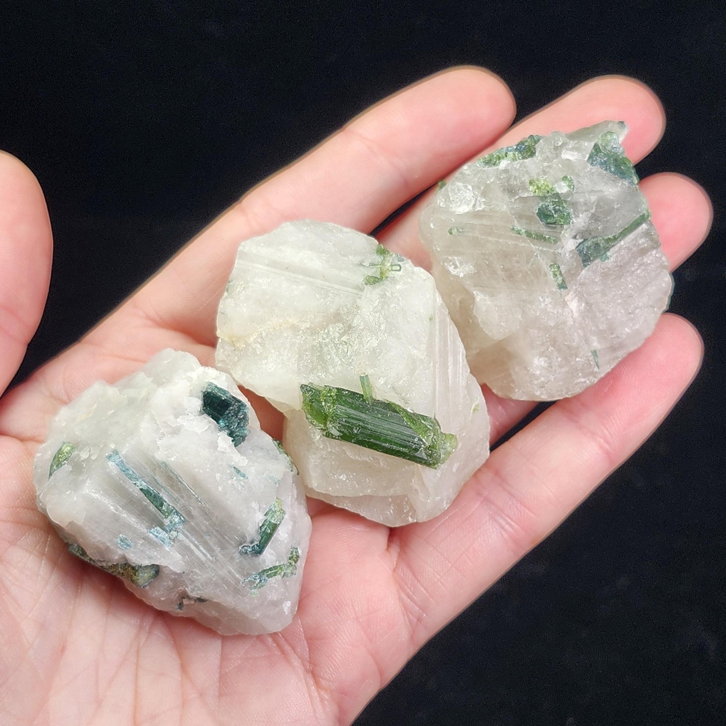 Tourmaline in Quartz Crystal