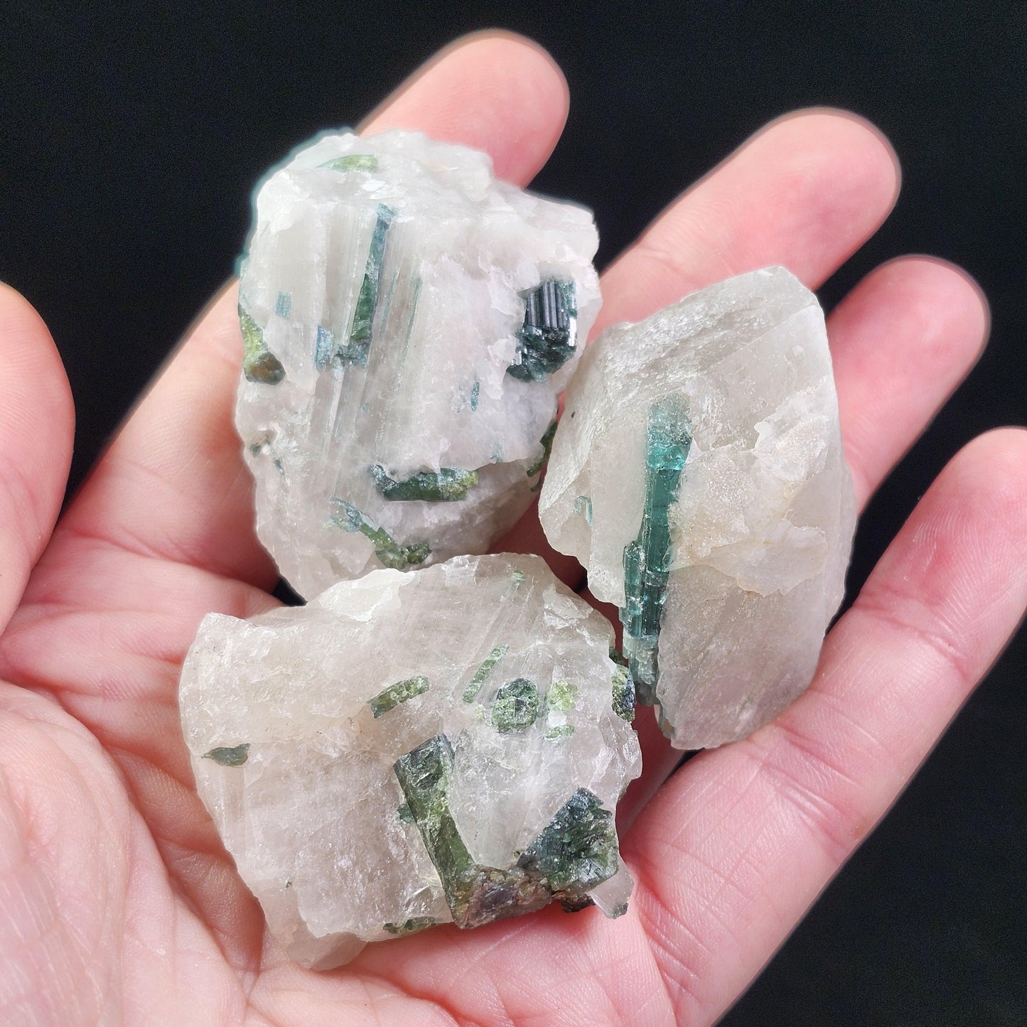 Tourmaline in Quartz Crystal
