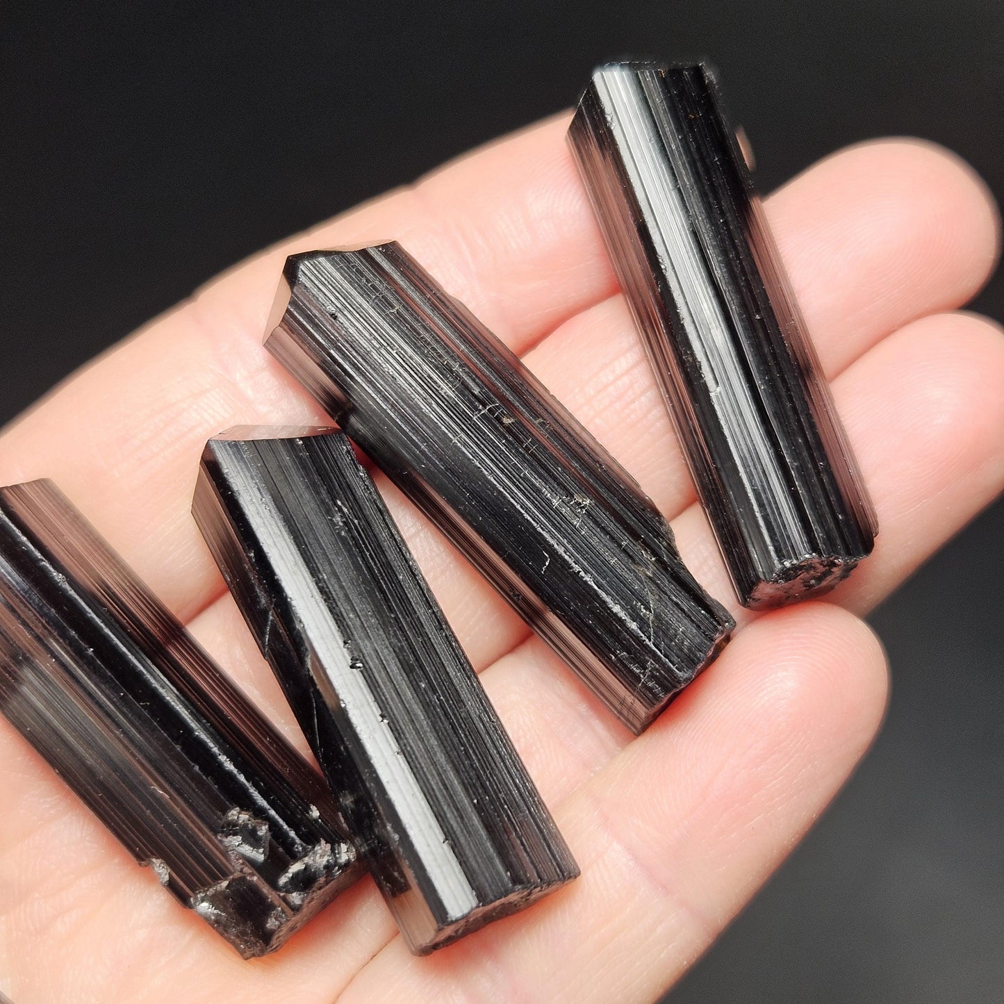 Terminated Black Tourmaline Crystal
