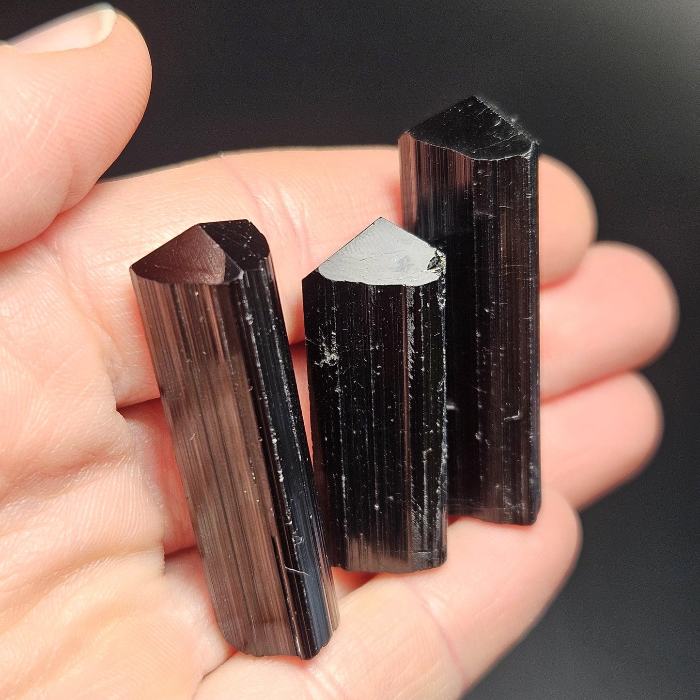 Terminated Black Tourmaline Crystal
