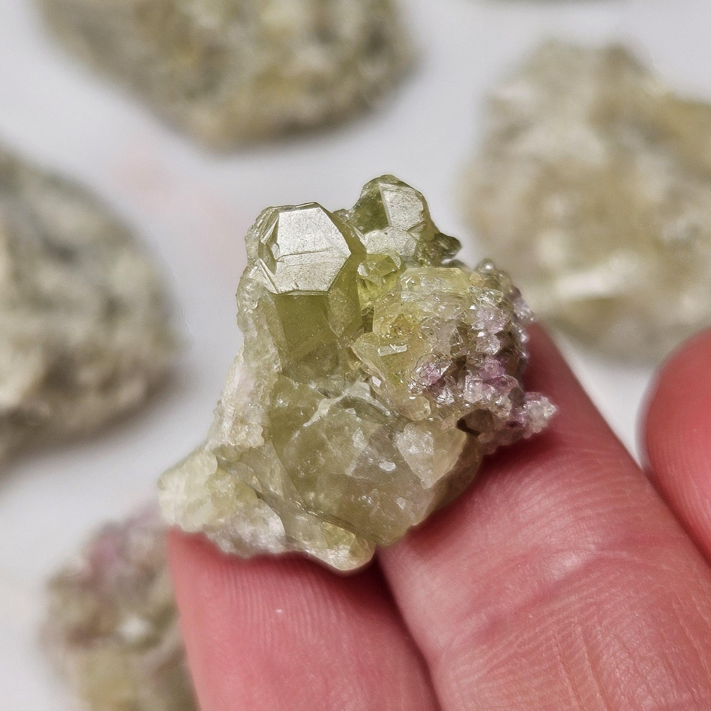 Green Vesuvianite Cluster