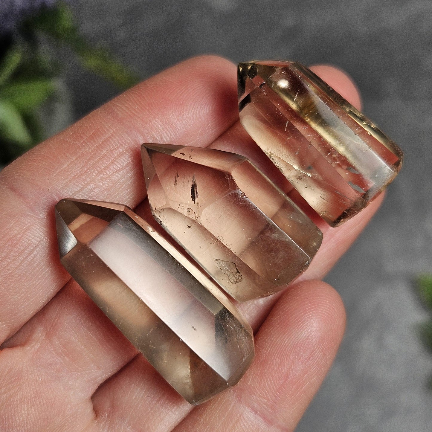 Natural Citrine Crystal Point