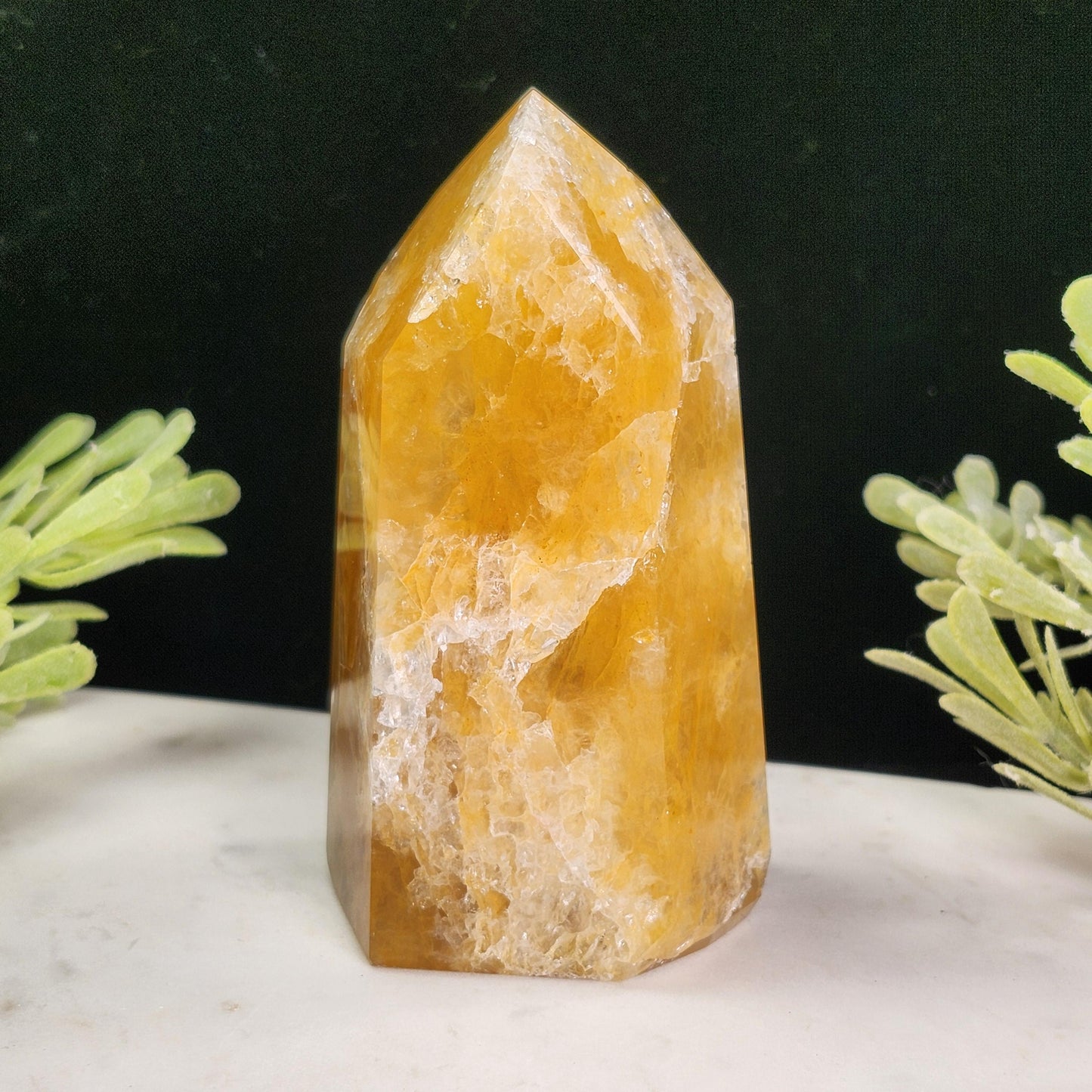Golden Healer Quartz Tower