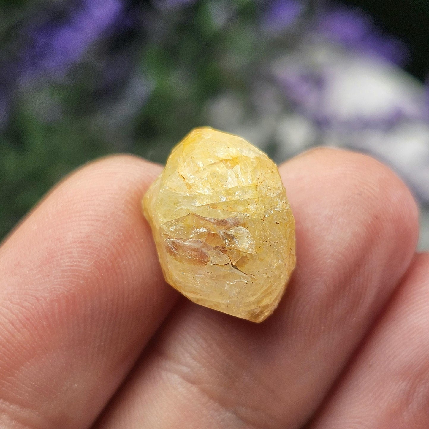 Golden Phenacite Crystal