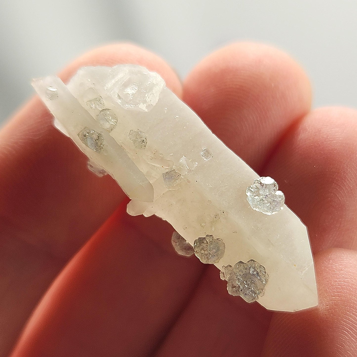 Ultraviolet Fluorite on Quartz