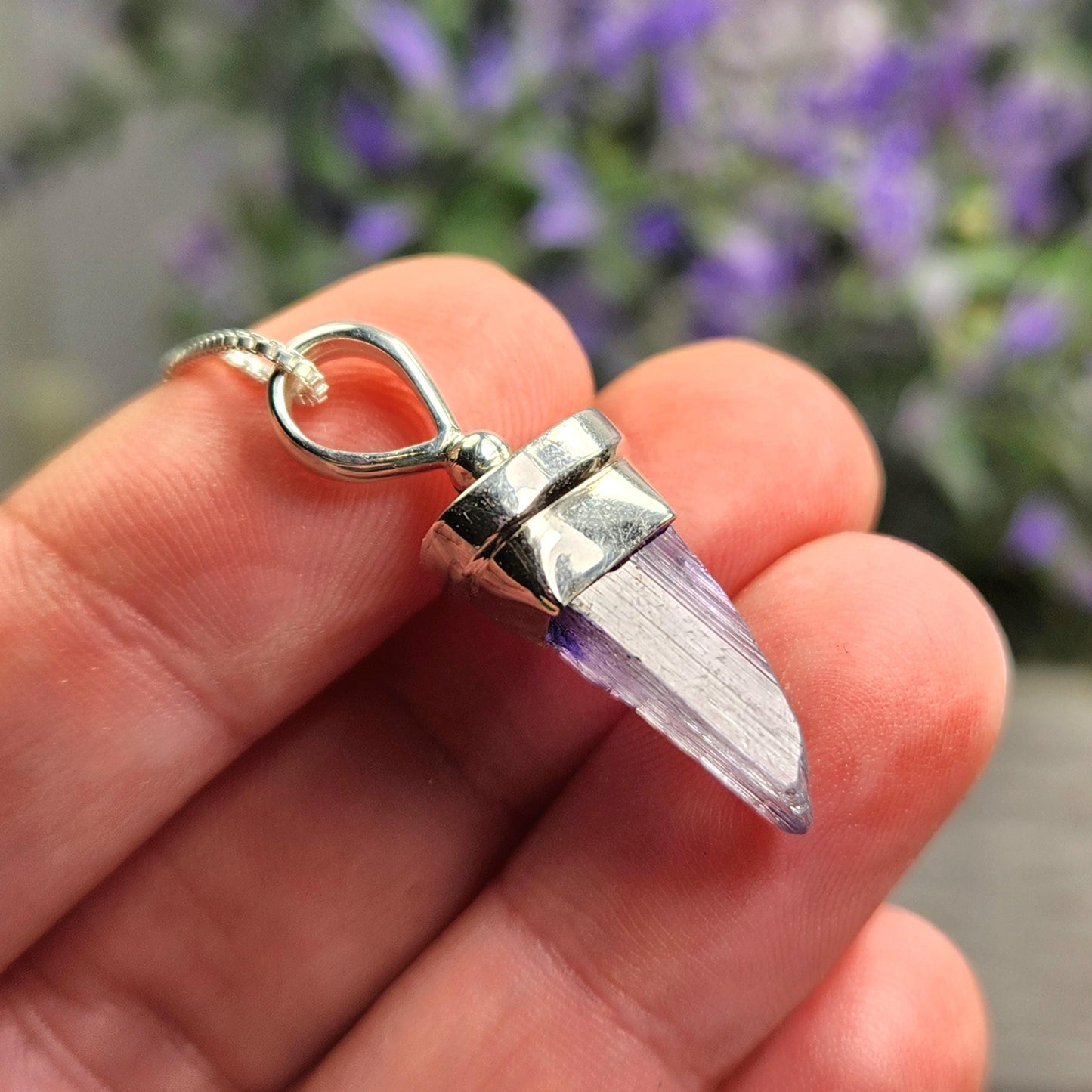 Terminated Tanzanite Crystal Pendant