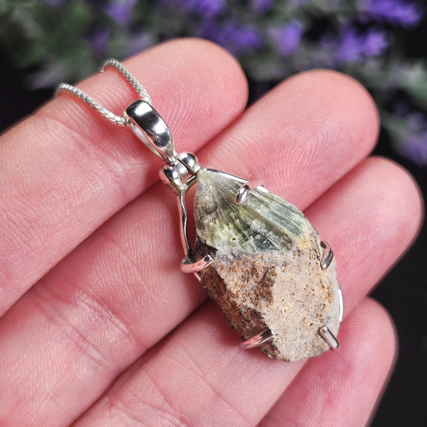 Wavellite Pendant