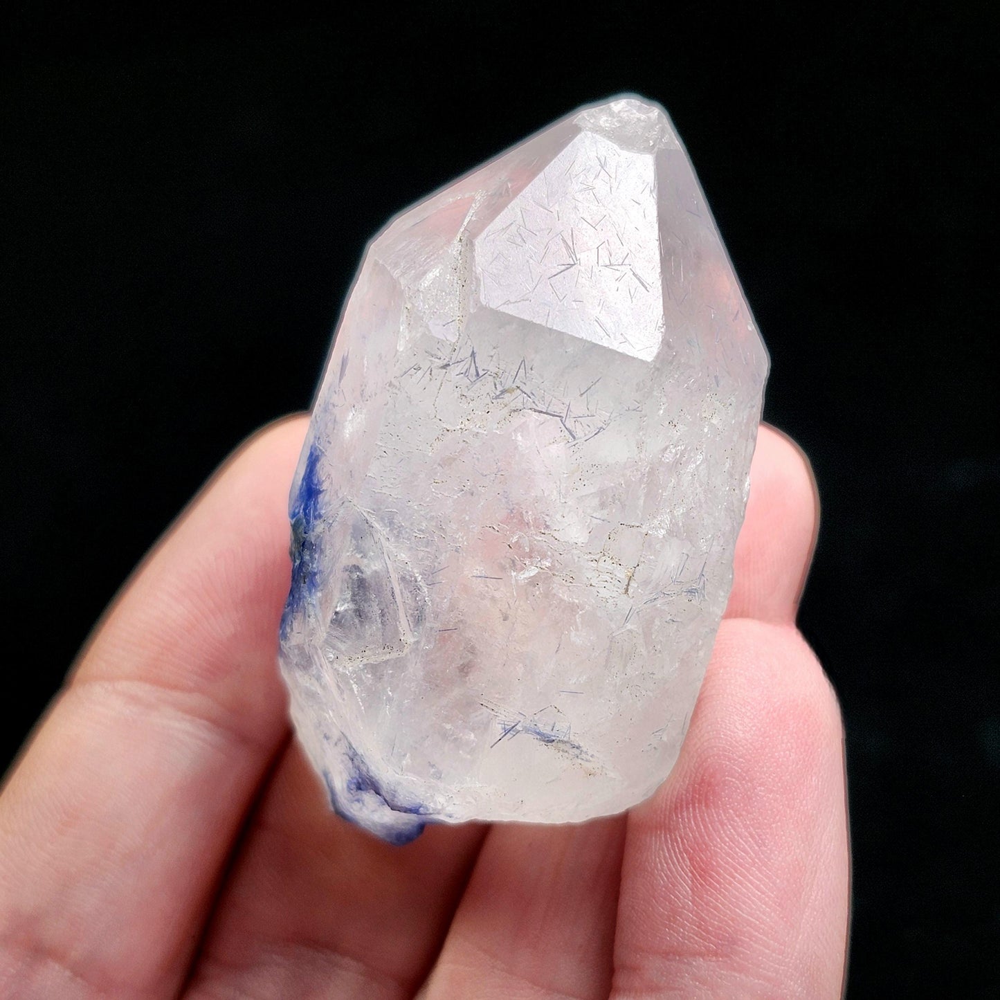 Fibrous Periwinkle Dumortierite Crystal