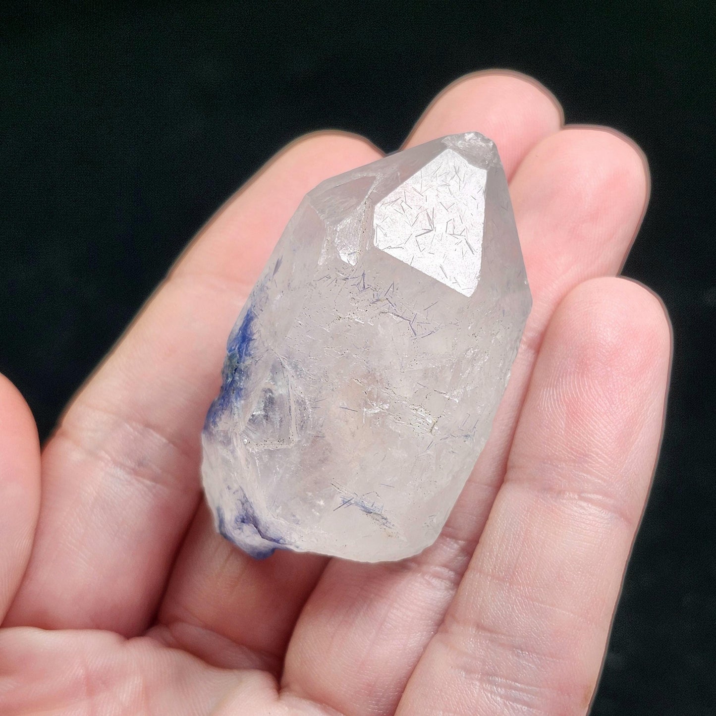 Fibrous Periwinkle Dumortierite Crystal