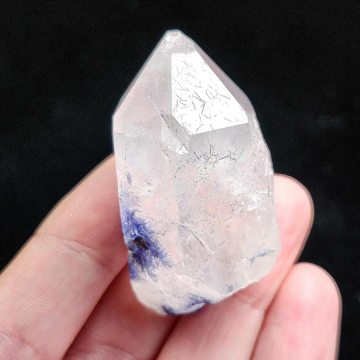 Fibrous Periwinkle Dumortierite Crystal