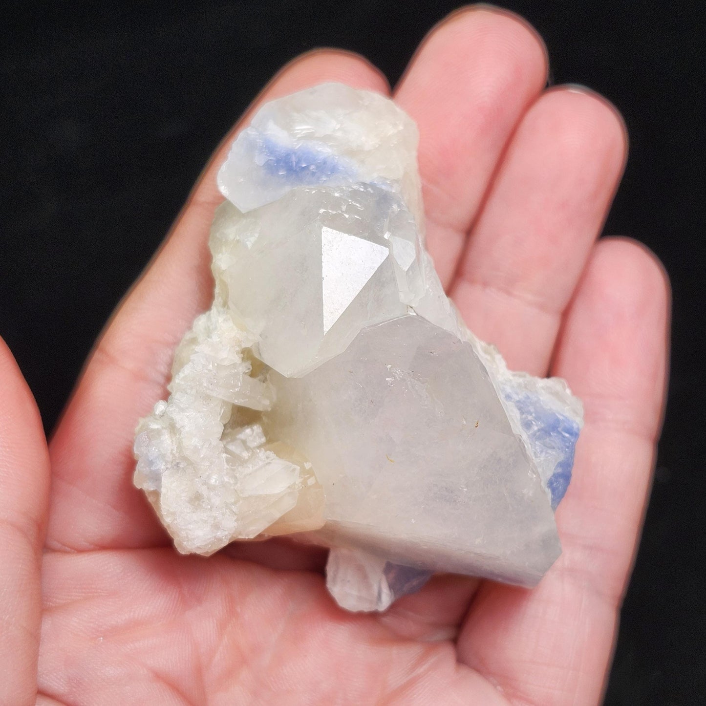 Fibrous Periwinkle Dumortierite Crystal