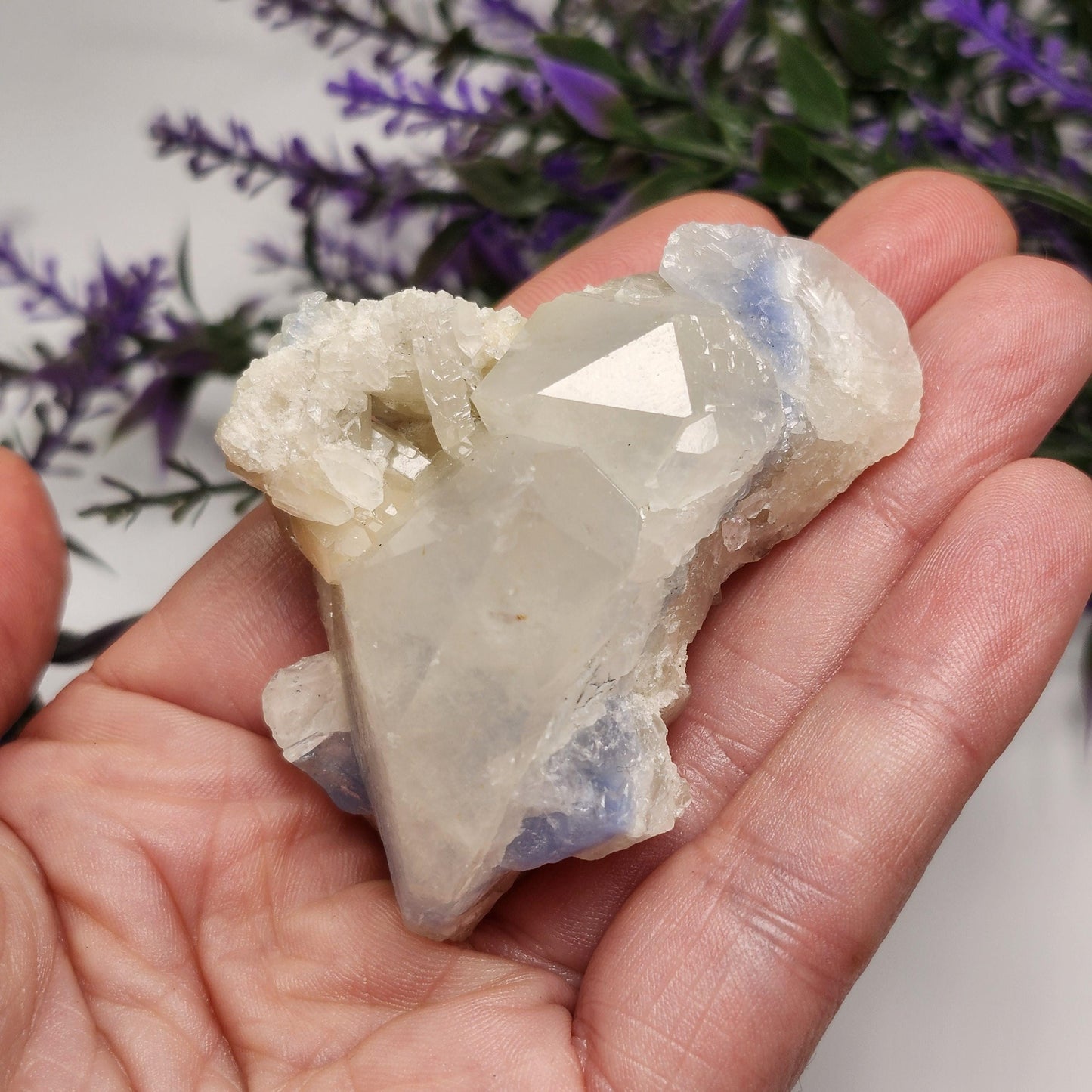 Fibrous Periwinkle Dumortierite Crystal
