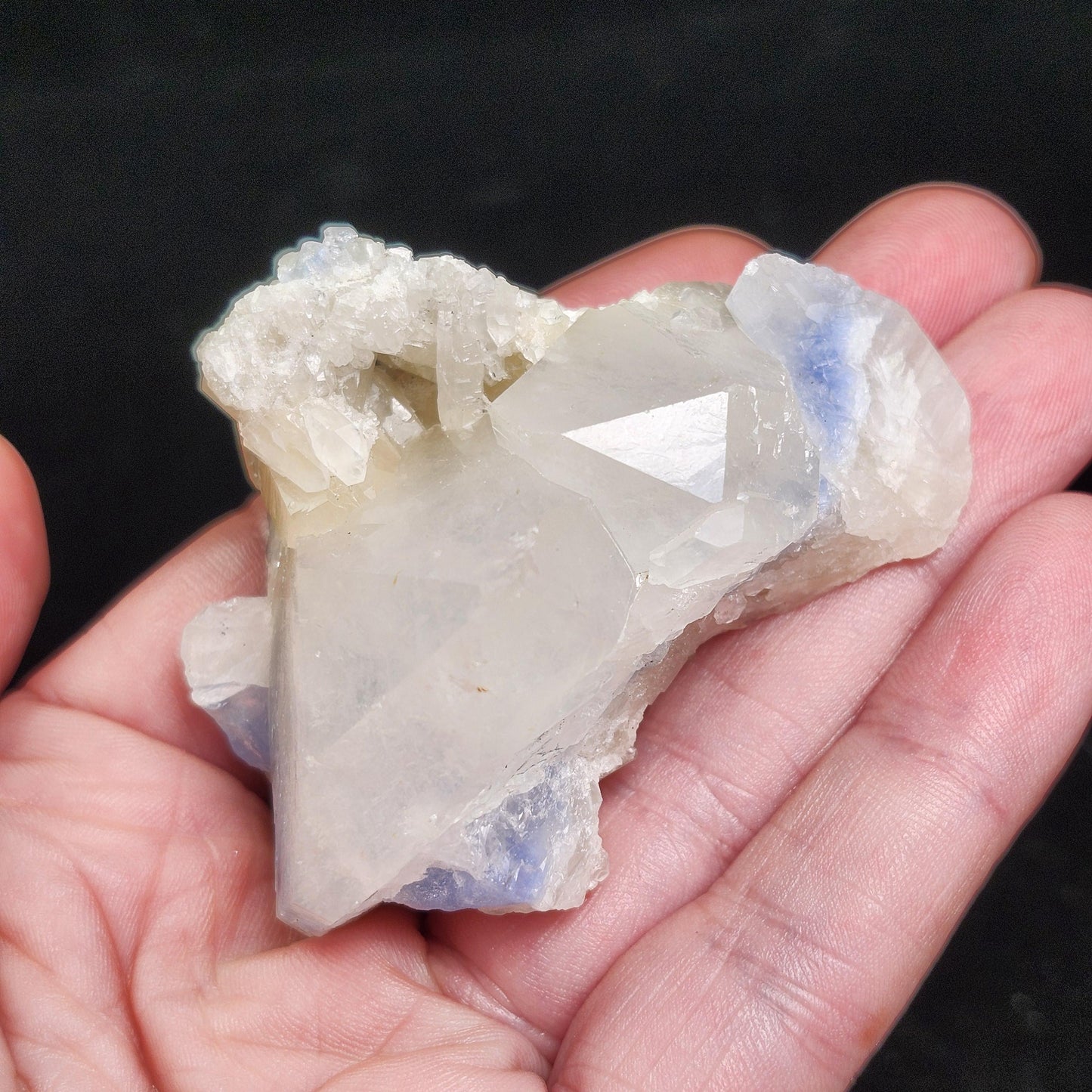 Fibrous Periwinkle Dumortierite Crystal