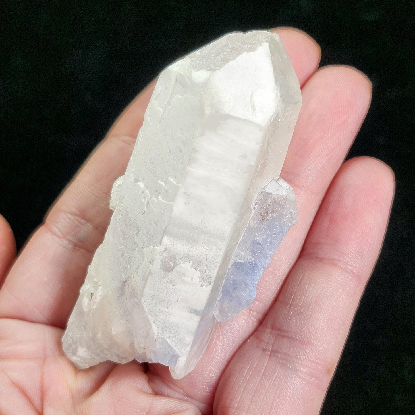 Fibrous Periwinkle Dumortierite Crystal