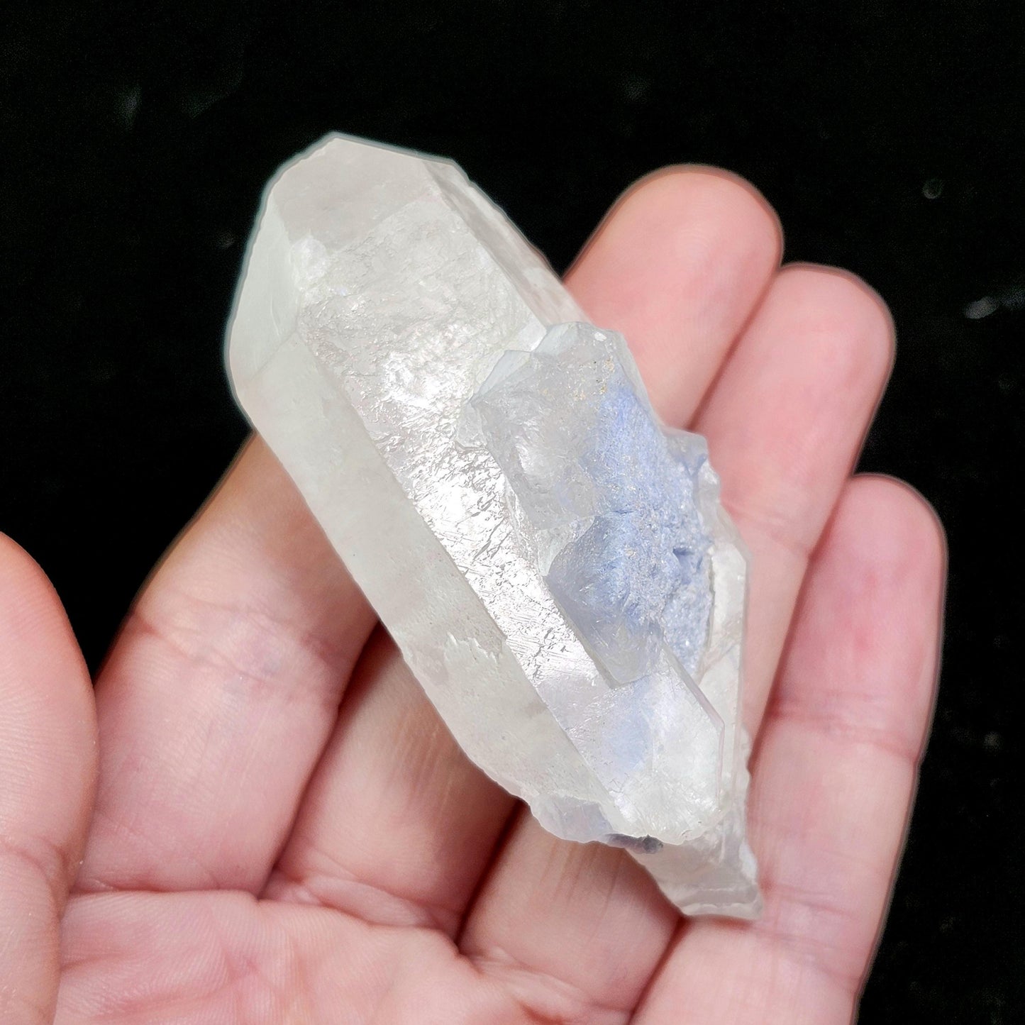 Fibrous Periwinkle Dumortierite Crystal