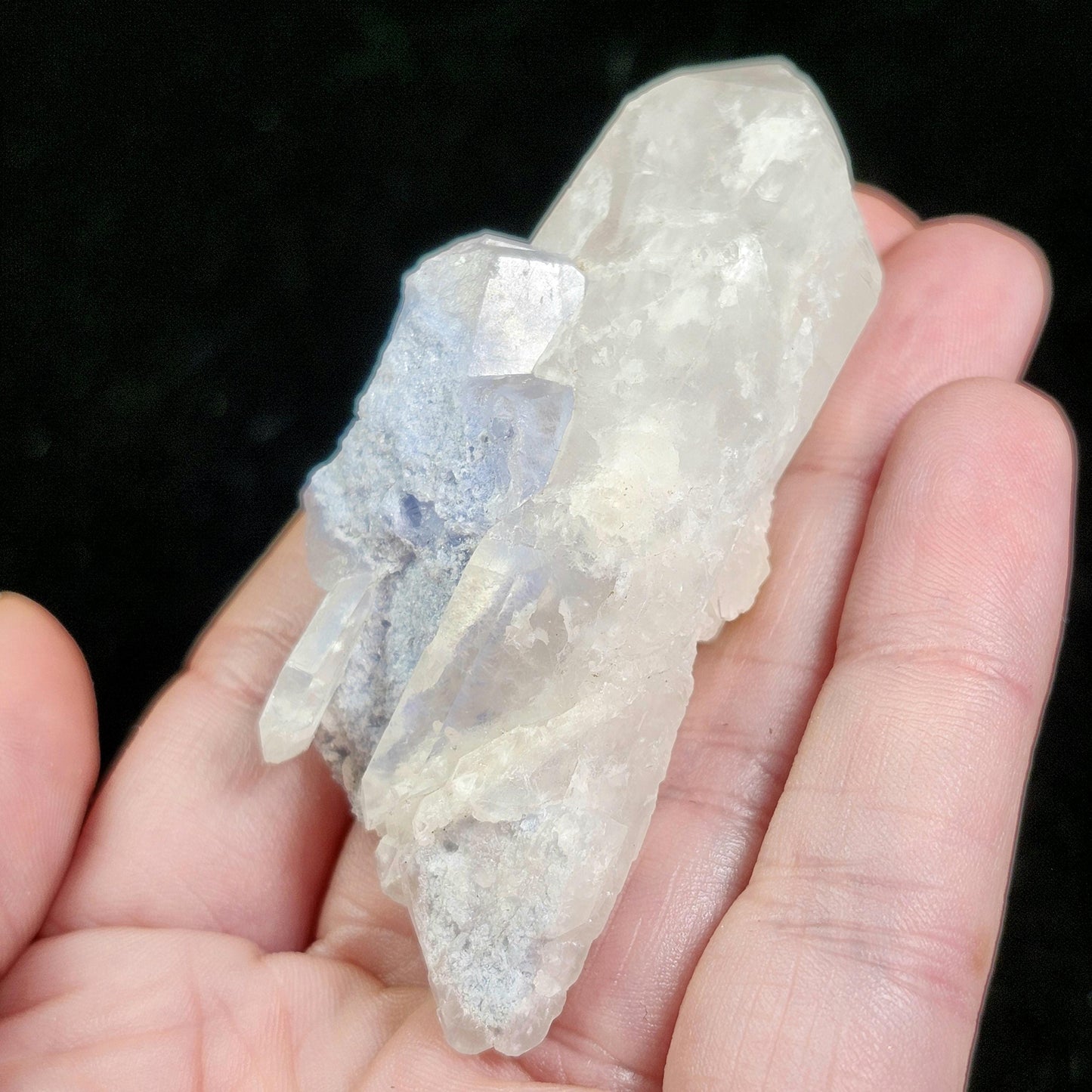 Fibrous Periwinkle Dumortierite Crystal