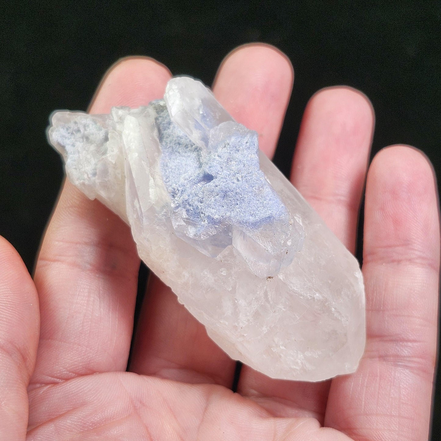 Fibrous Periwinkle Dumortierite Crystal