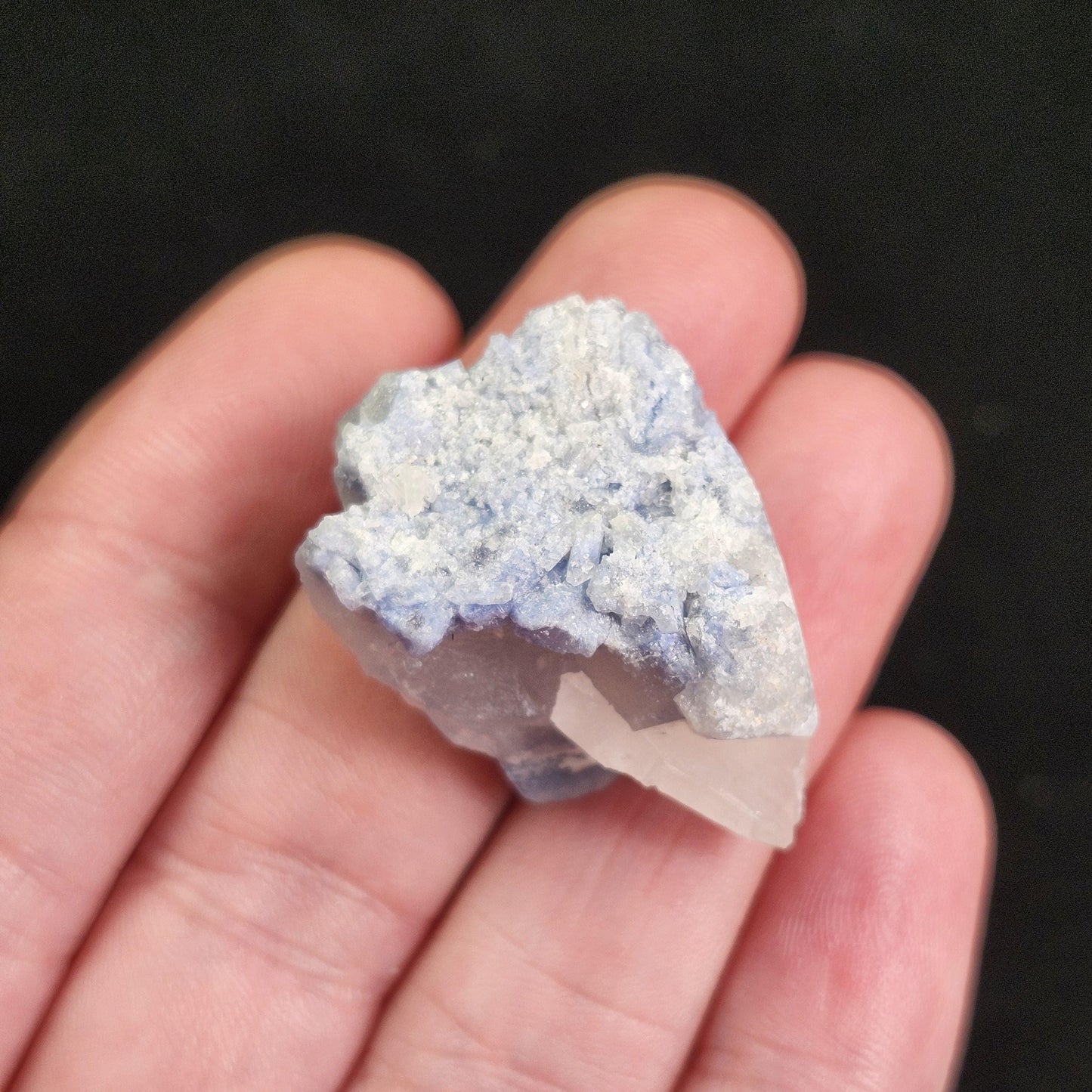 Fibrous Periwinkle Dumortierite Crystal