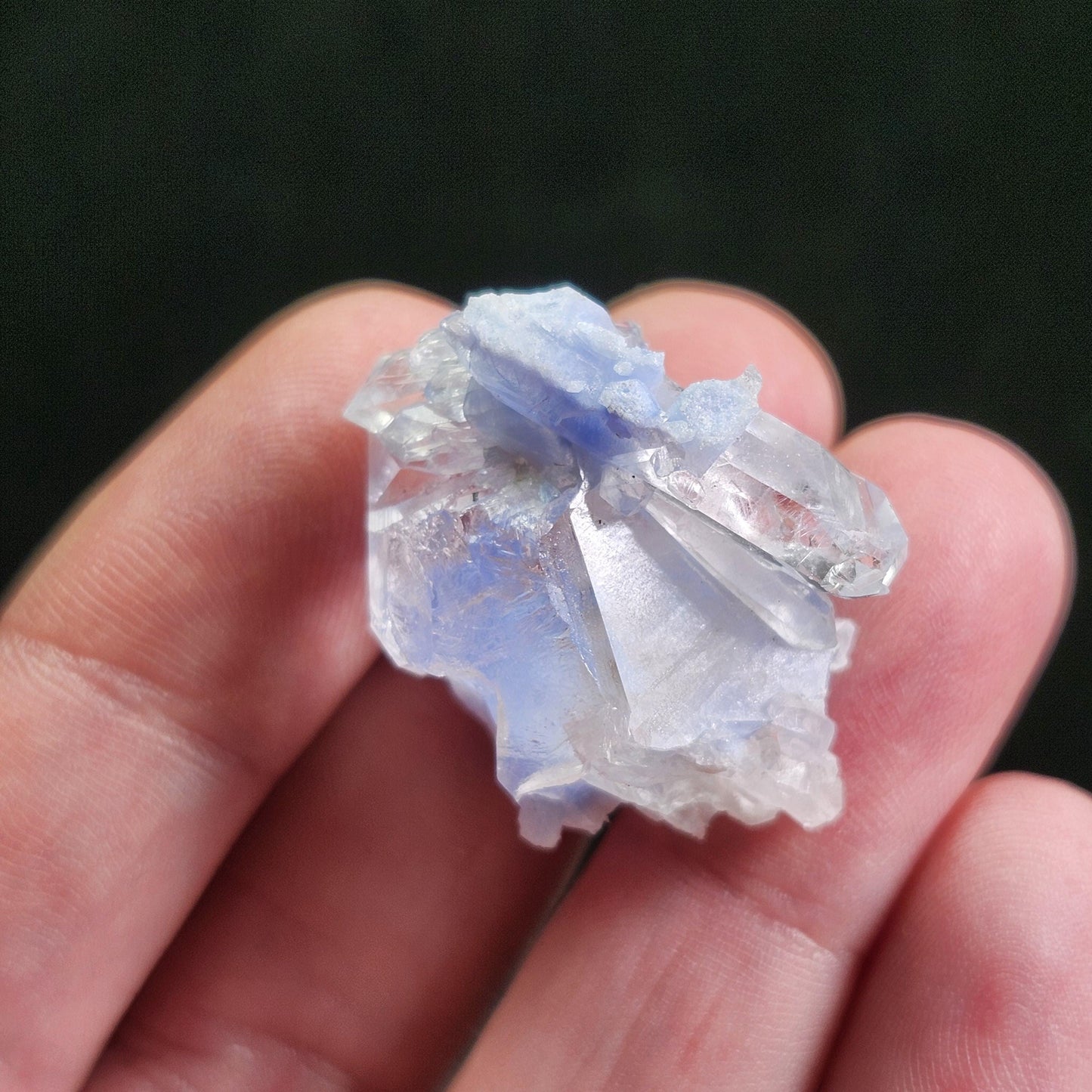 Fibrous Periwinkle Dumortierite Crystal
