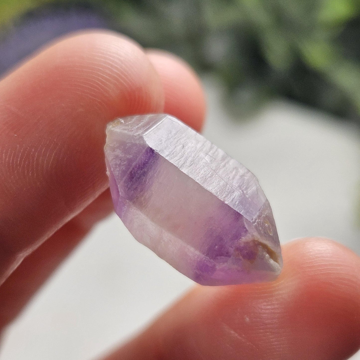 Phantom Amethyst Crystal, Color Zoned "Hourglass" Amethyst Specimen from the Hindu Kush Mountains