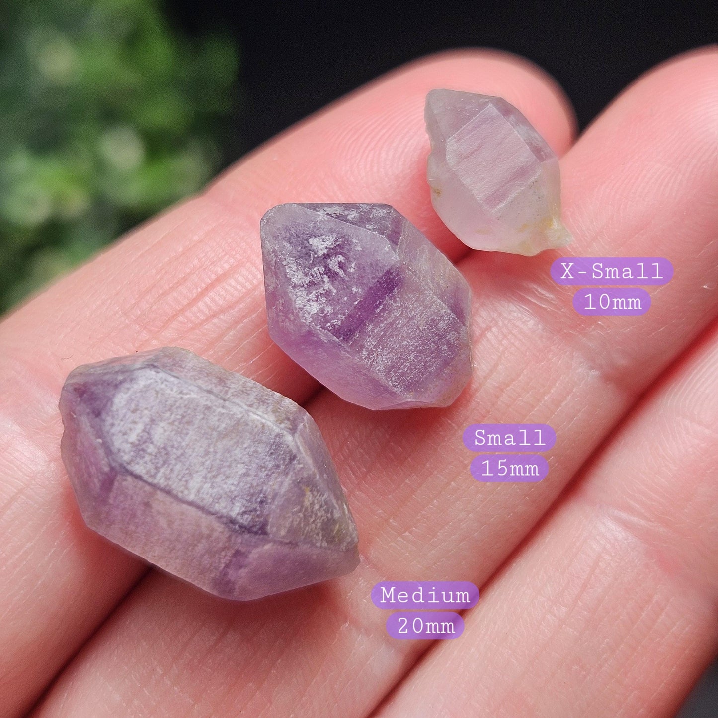 Hourglass Amethyst Crystal