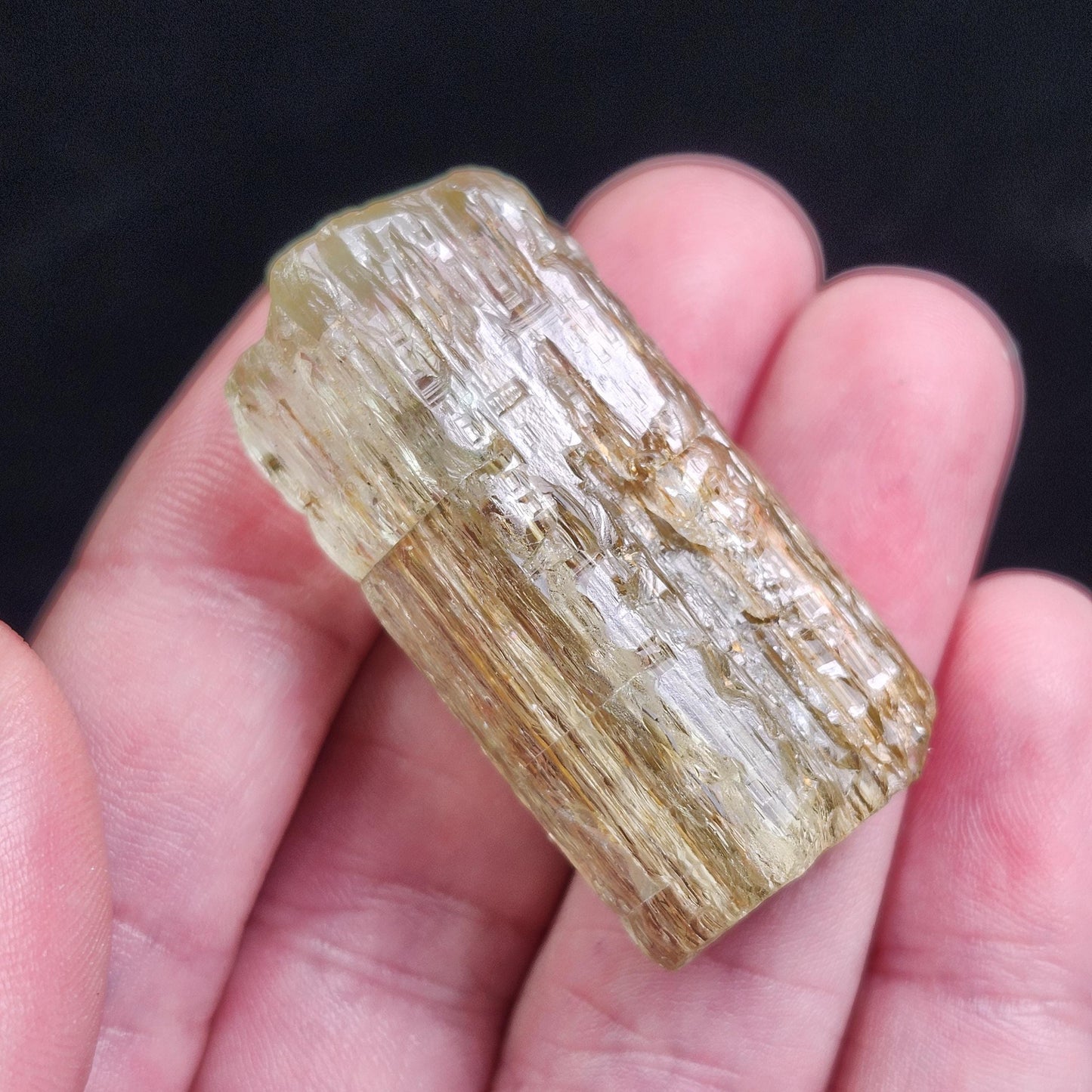 Golden Heliodor Crystal