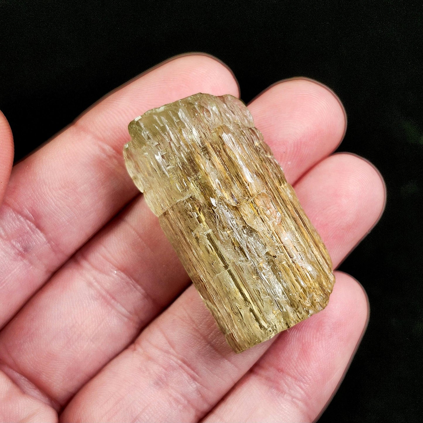 Golden Heliodor Crystal