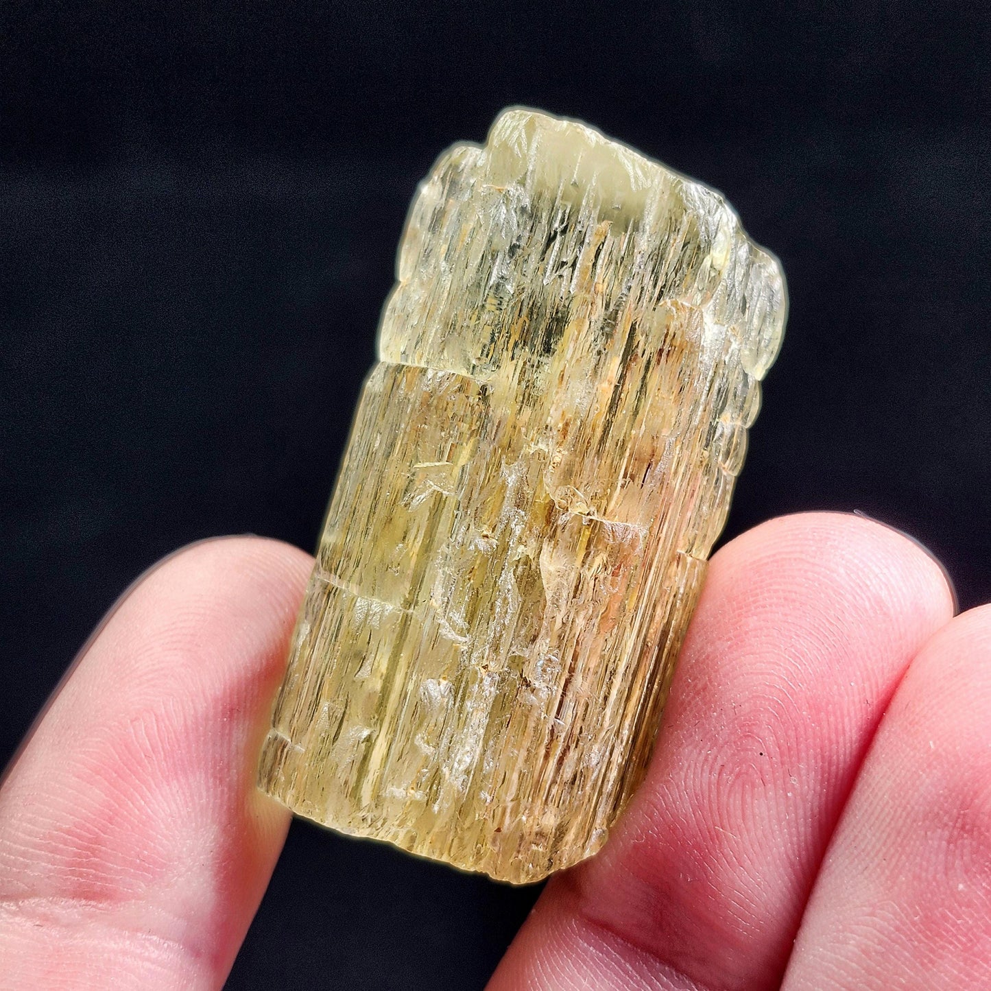 Golden Heliodor Crystal