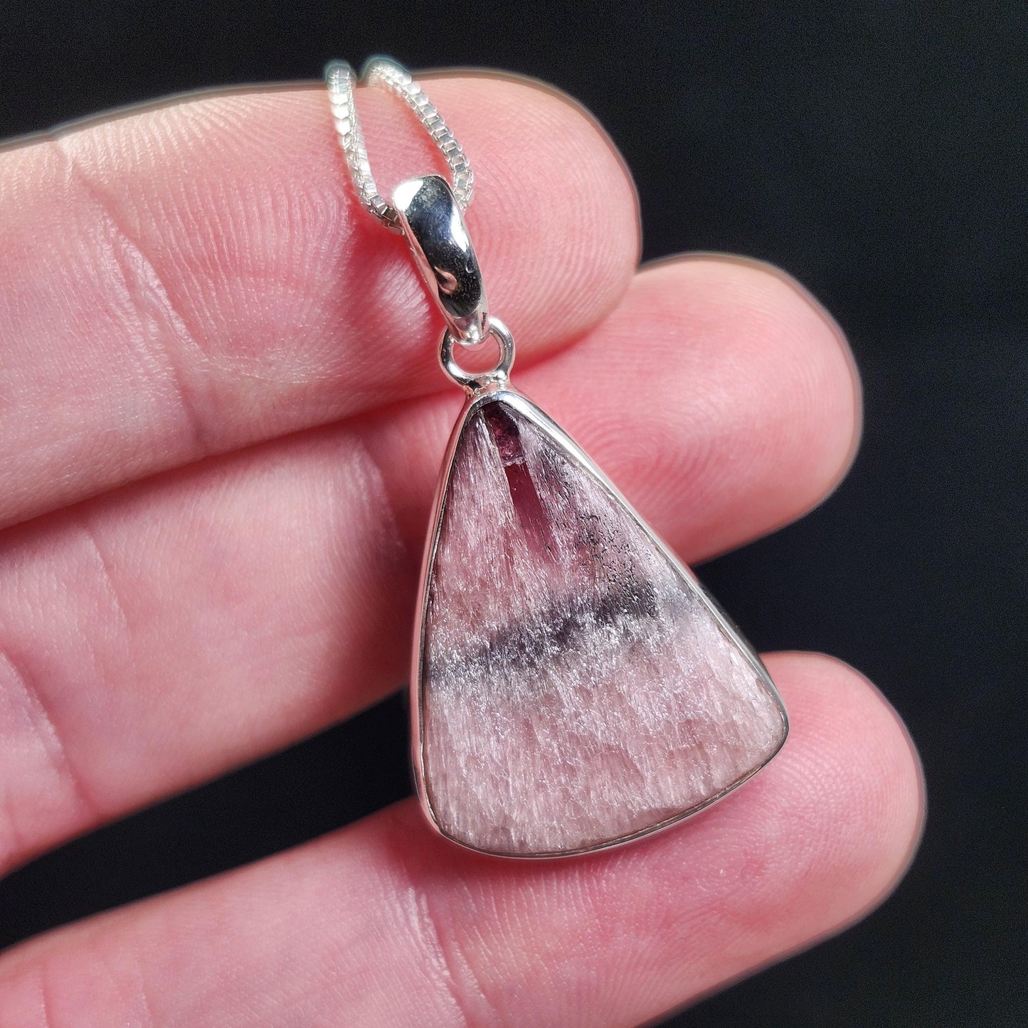Mushroom Tourmaline Pendant