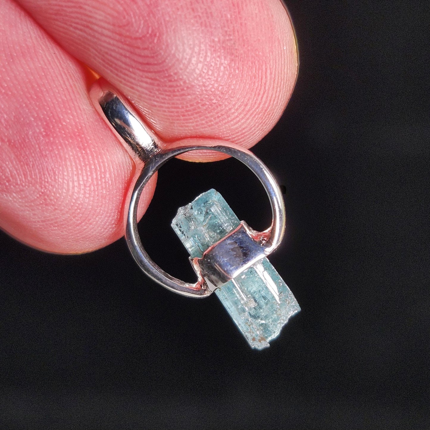 Blue Tourmaline Pendant
