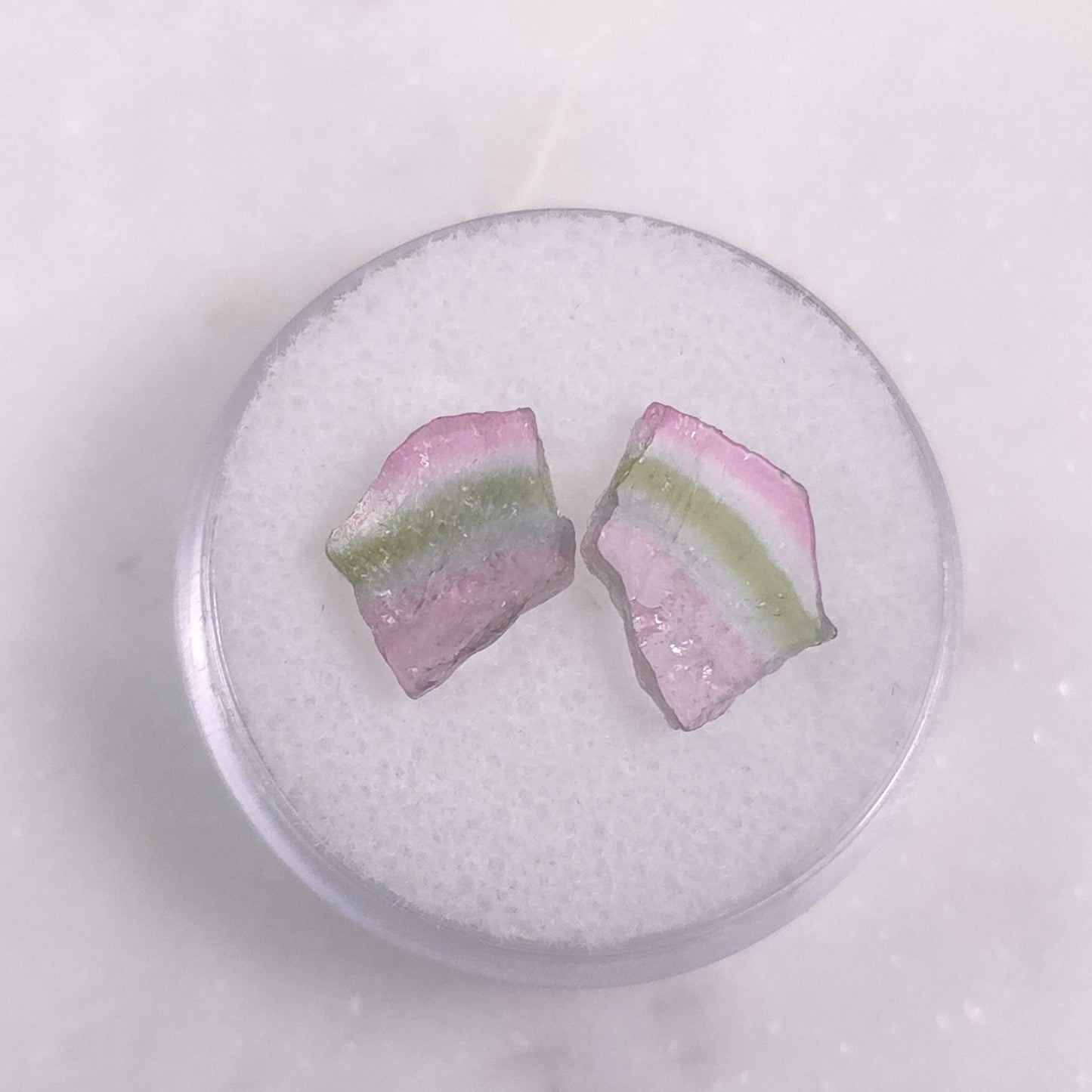 Watermelon Tourmaline Slices
