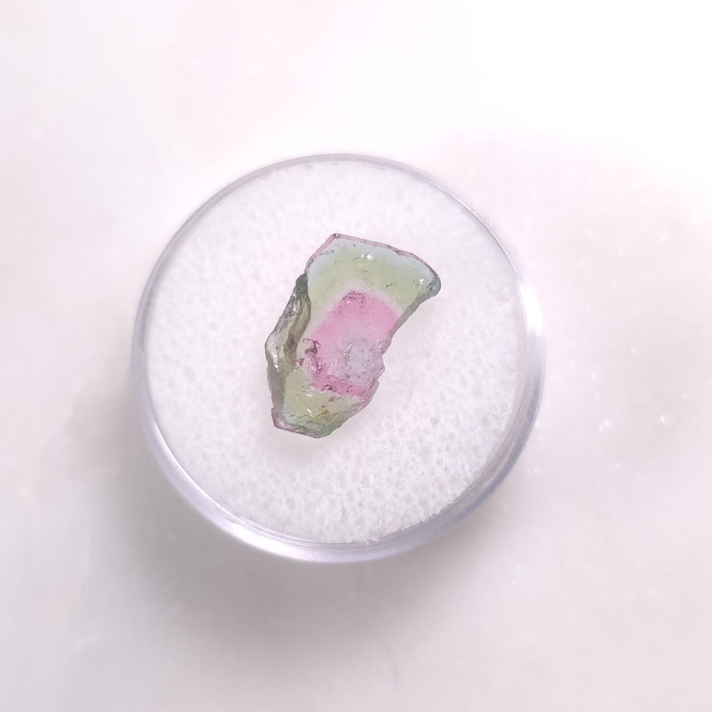 Watermelon Tourmaline Slice