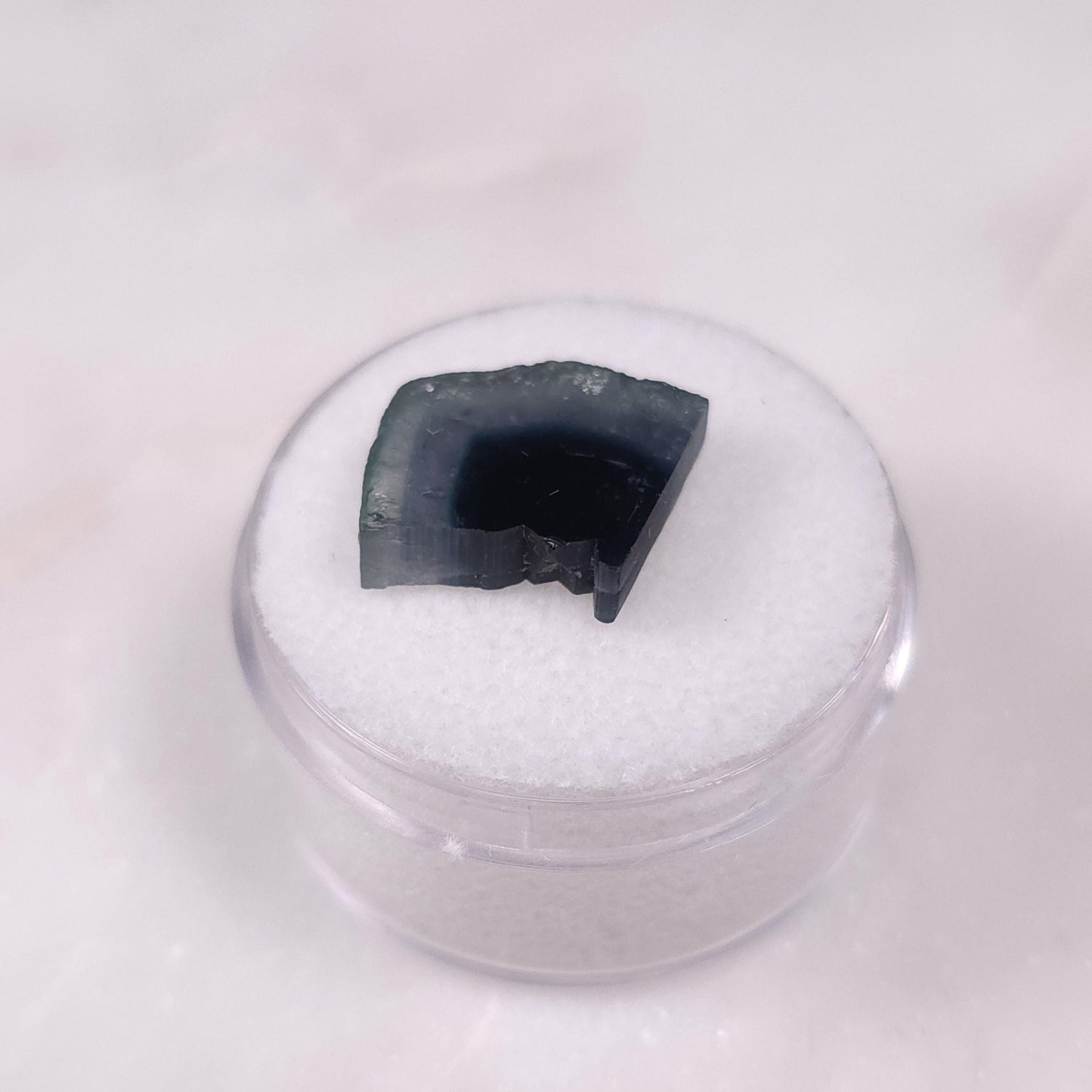Blue Watermelon Tourmaline Slice