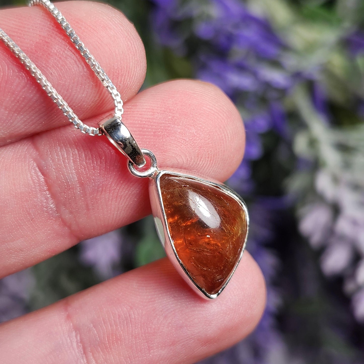 Spessartine Garnet Pendant