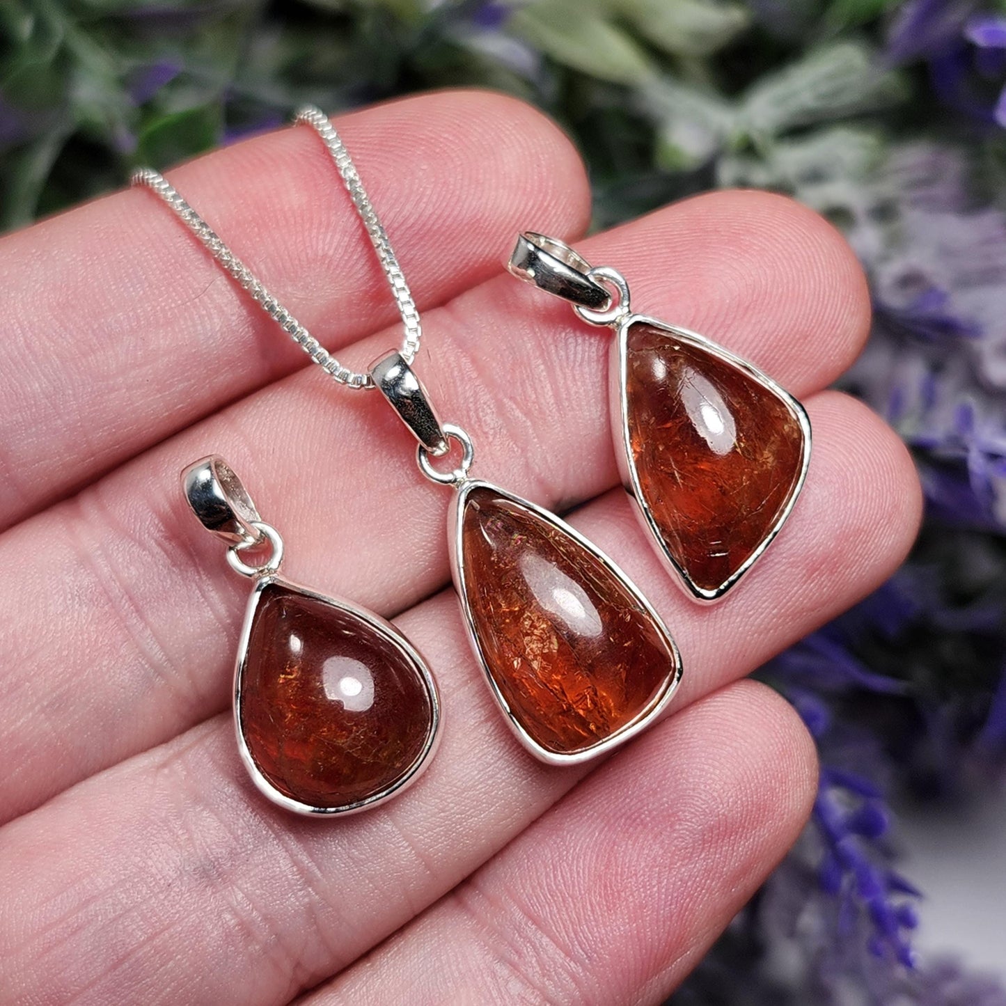 Spessartine Garnet Pendant