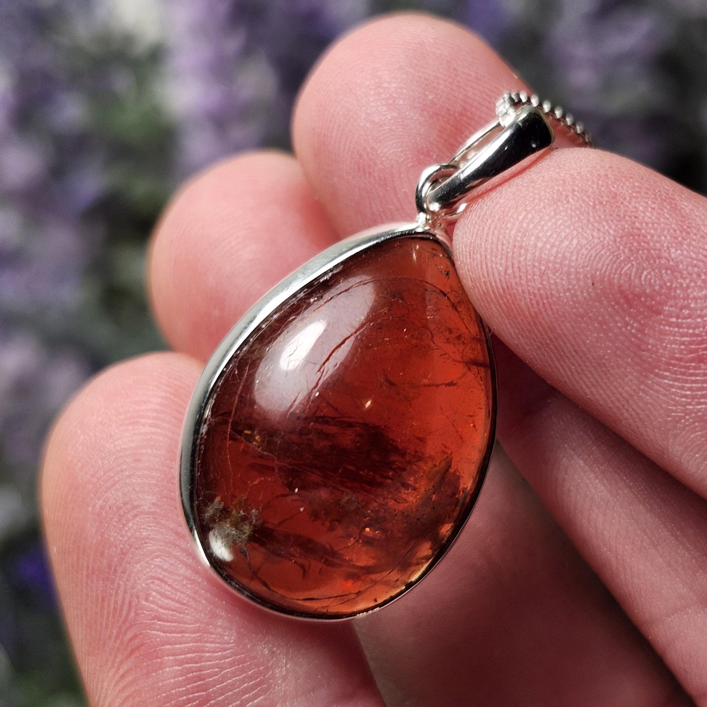 Spessartine Garnet Pendant
