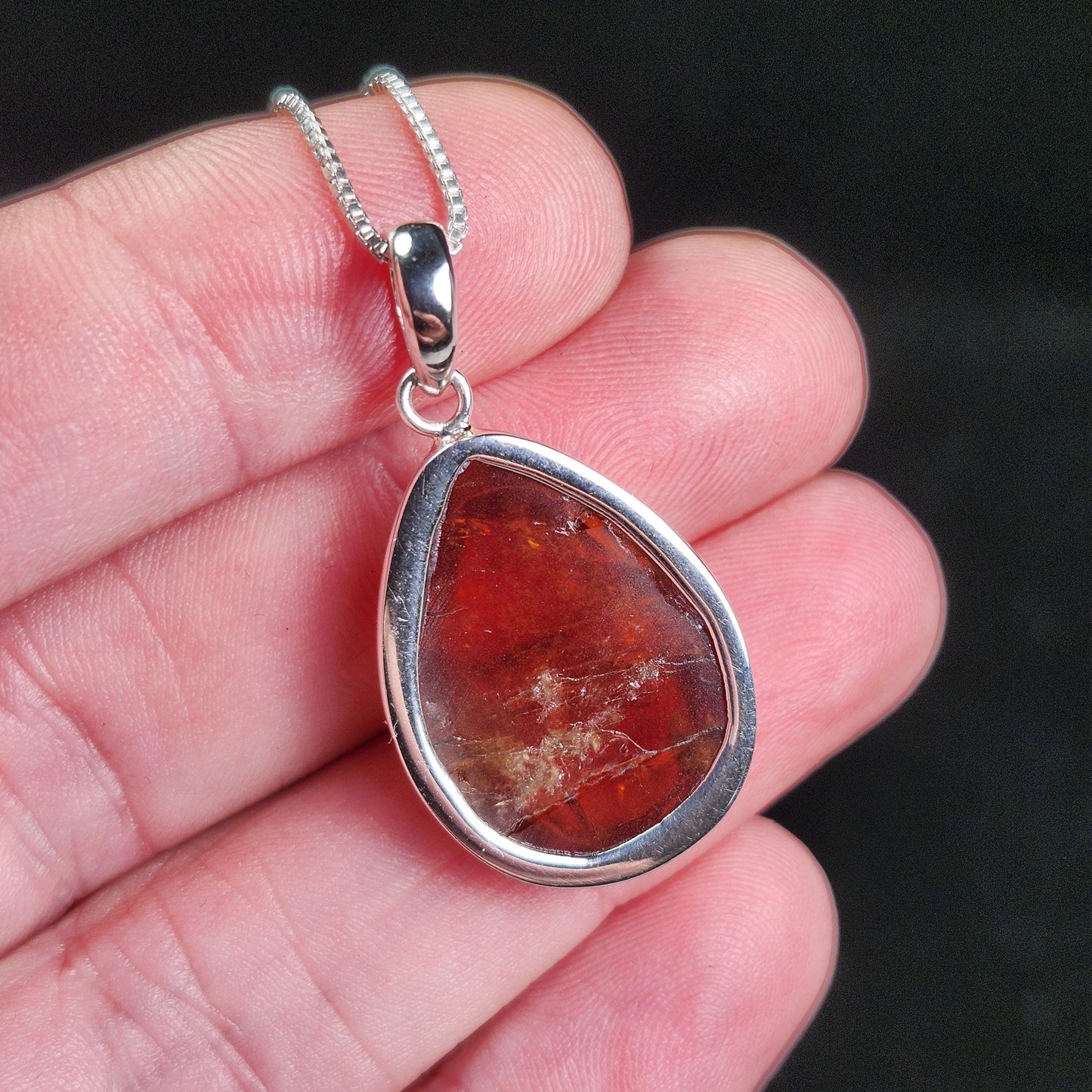 Spessartine Garnet Pendant