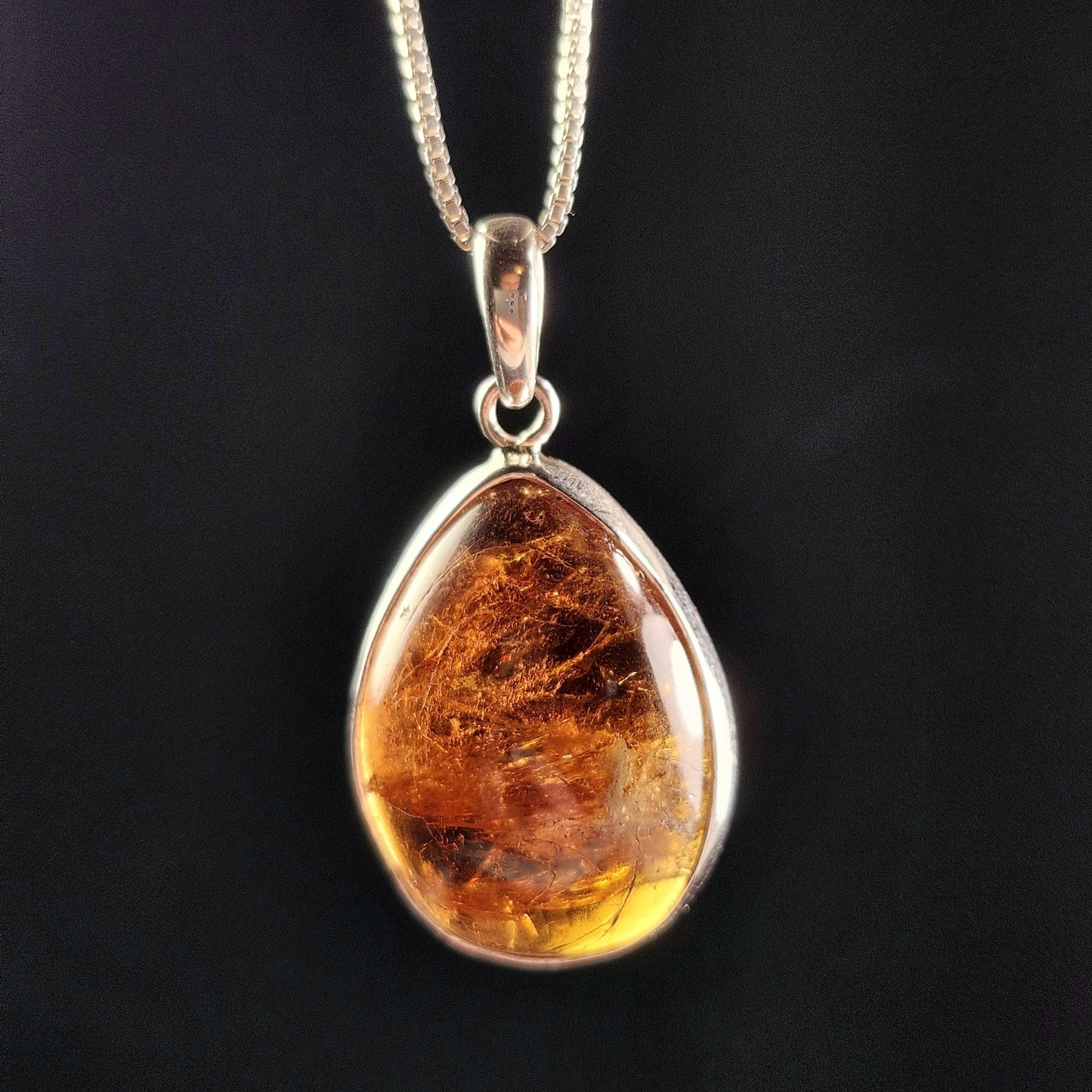 Spessartine Garnet Pendant