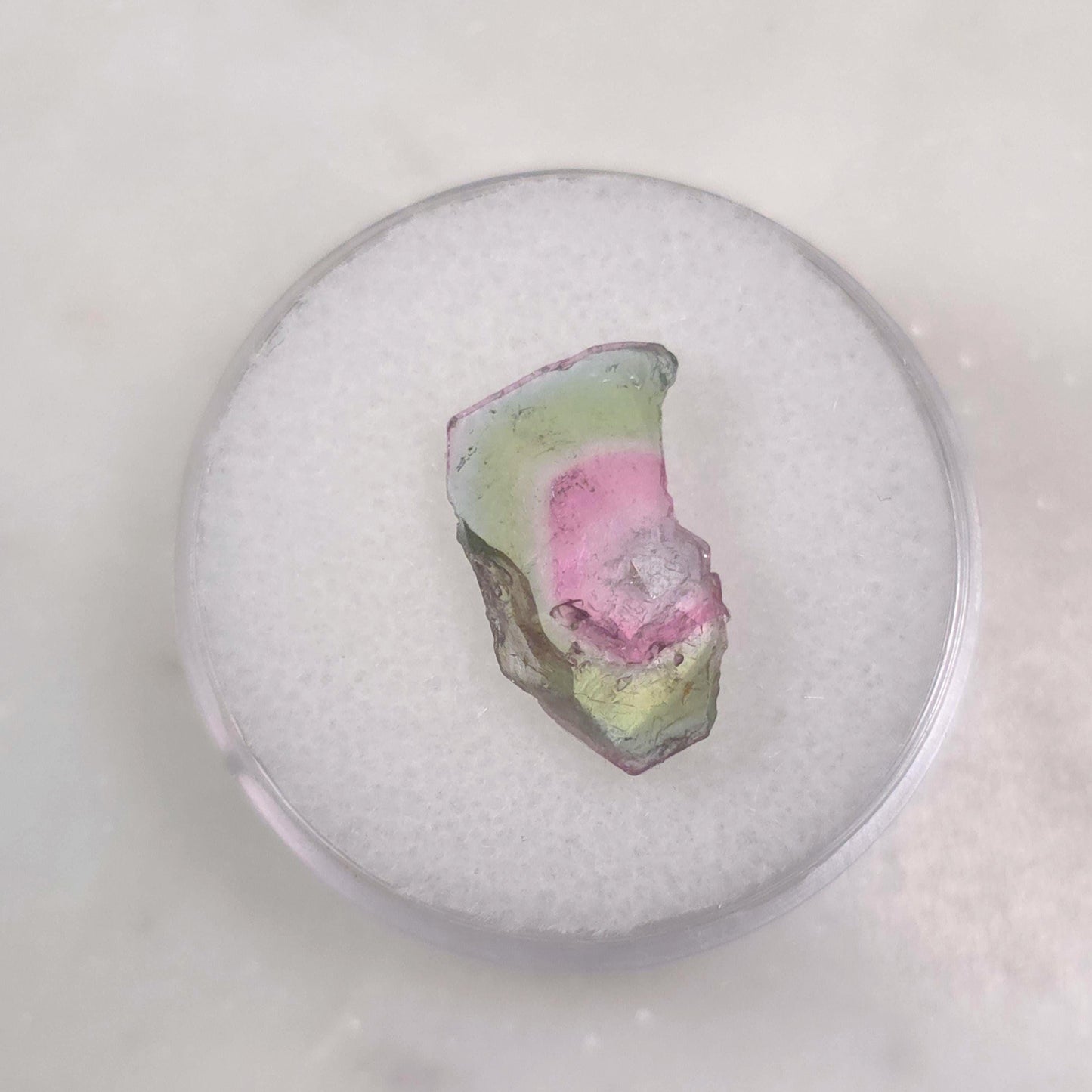 Watermelon Tourmaline Slice